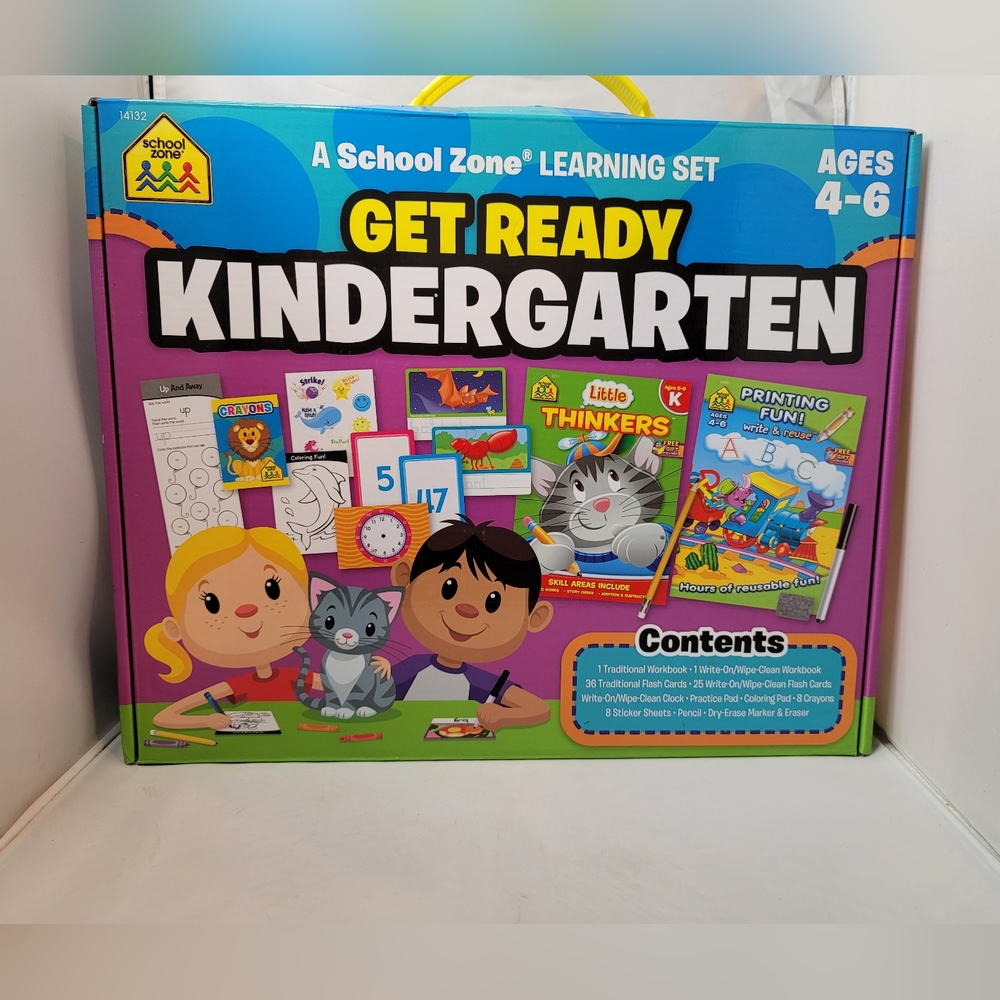 A School Zone Learning set Get Ready Kindergarten new open box